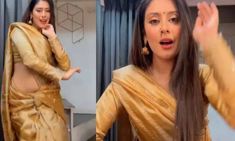ईशा मालवीय ने साड़ी पहनकर इंस्टाग्राम पर शेयर वीडियो