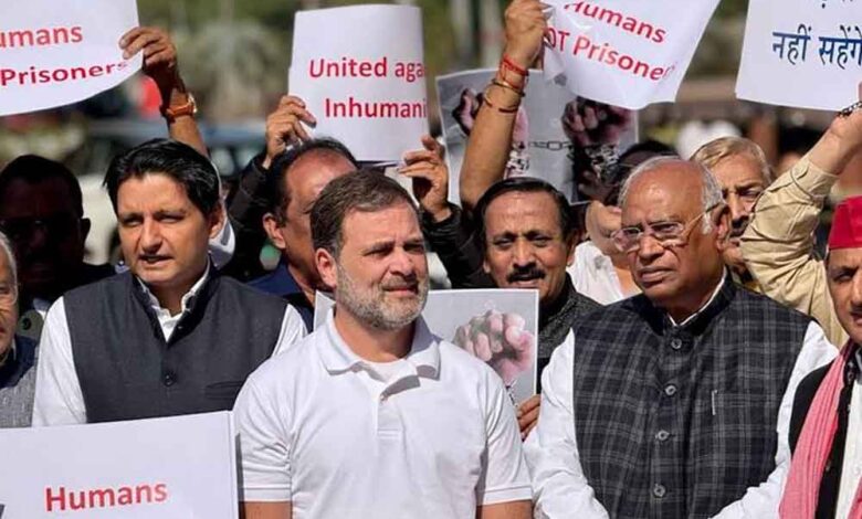 दीपेन्द्र हुड्डा ने कहा-अमेरिका ने सैन्य विमान से बेड़ियों में बांधकर भारतीय नागरिकों को वापस भेजा, ये भारत का अपमान है