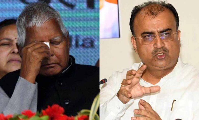 ‘जमीर बेचकर कांग्रेस की गोद में बैठे लालू’, मंगल पांडेय का बड़ा हमला