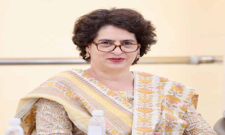 सांसद प्रियंका गांधी ने कहा- संयुक्त राष्ट्र के गाजा से जुड़े प्रस्ताव पर विचार न करने को लेकर केंद्र सरकार की आलोचना की