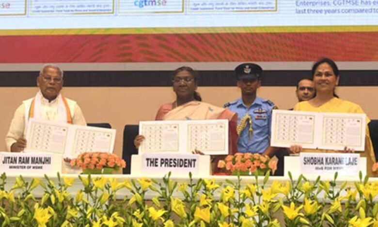 MSME बना भारतीय अर्थव्यवस्था की रीढ़ की हड्डी : राष्ट्रपति द्रौपदी मुर्मू