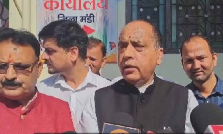 मंडी में भाजपा के नए पार्टी कार्यालय का शुभारंभ, जयराम ठाकुर ने लेह हिंसा पर कार्रवाई की मांग की