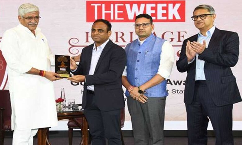 ‘हेरिटेज टूरिज्म – बेस्ट स्टेट’ अवॉर्ड से सम्मानित हुआ मध्यप्रदेश