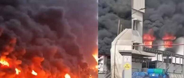 गुजरात के भरूच में फैक्ट्री में भीषण आग, कई घंटे की मशक्कत के बाद काबू