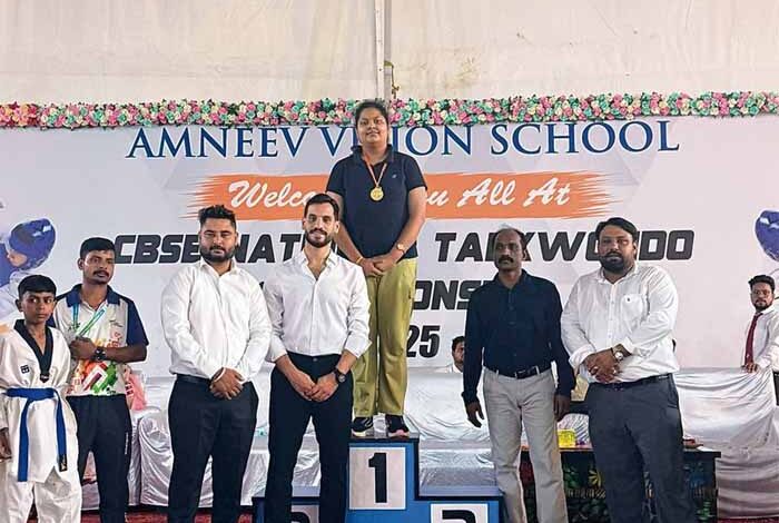 मेडिकल की छात्रा वृंदा मित्तल ने ताइक्वांडो में जीता स्वर्ण