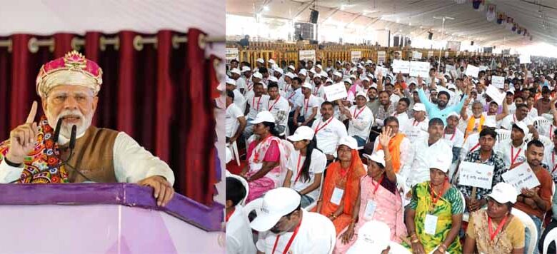 गरीब के चेहरे पर मुस्कान लाना ही मेरी पूजा, मेरा प्रण : प्रधानमंत्री मोदी