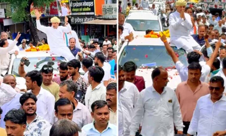 जीतू पटवारी पर बोतल और कंकड़ फेंके गए – Khabar Jagat