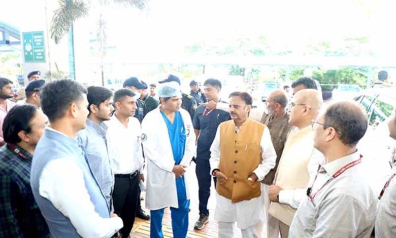 उप मुख्यमंत्री शुक्ल ने एम्स भोपाल की व्यवस्थाओं का किया अवलोकन