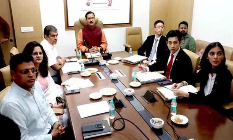 मंत्री टेटवाल से सिंगापुर के प्रतिनिधि मंडल ने भेंटकर कौशल विकास पर चर्चा की