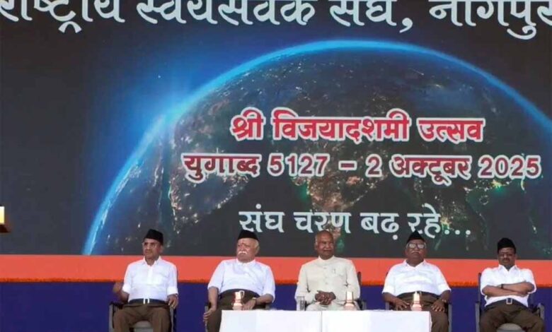 मोहन भागवत और कोविंद ने किया शस्त्र पूजन – Khabar Jagat