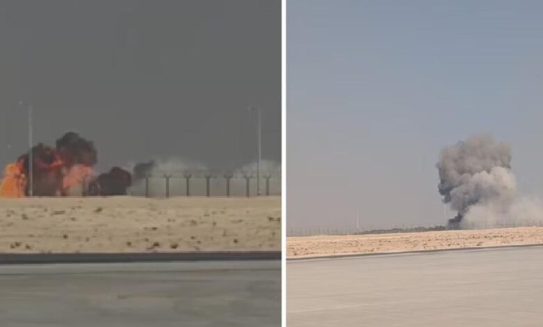 दुबई एयर शो के दौरान तेजस विमान क्रैश हुआ, जमीन पर गिरते ही आग का गोला बना