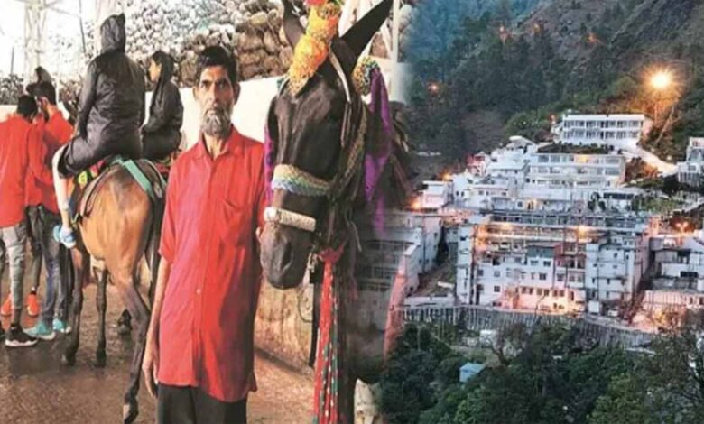 वैष्णो देवी यात्रा में भारी गिरावट, घोड़े-पिट्ठू वालों की रोजी पर संकट – Khabar Jagat