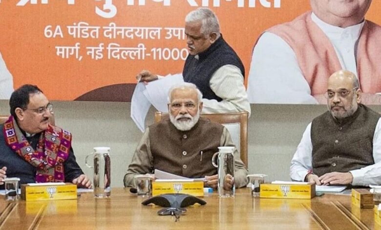 बीजेपी अध्यक्ष कौन होंगे? पीएम मोदी, अमित शाह और नड्डा की बैठक में तय होगा फैसला, नेताओं के नाम की अटकलें तेज
