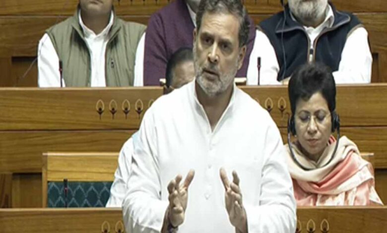 लोकसभा में राहुल गांधी का वार, बोले—‘RSS का लक्ष्य सभी संस्थानों पर कब्जा’